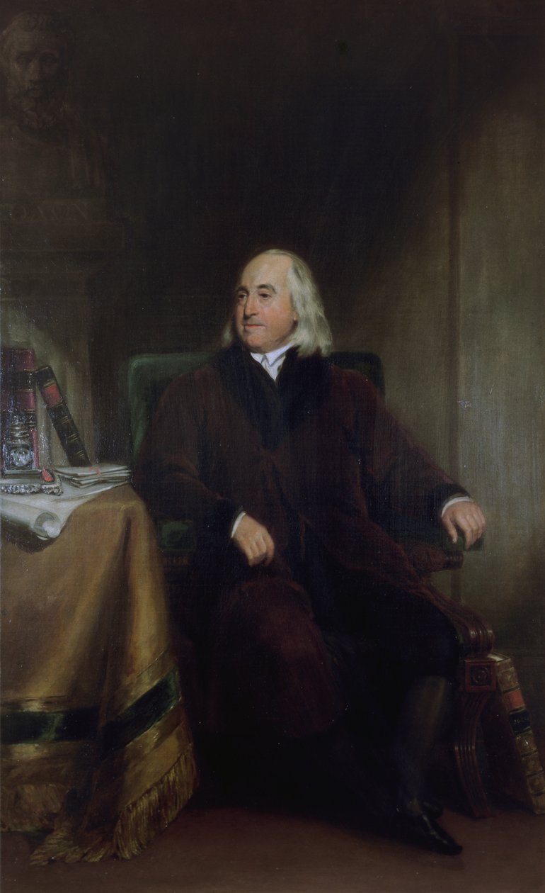 Jeremy Bentham, c.1829 de Henry William Pickersgill