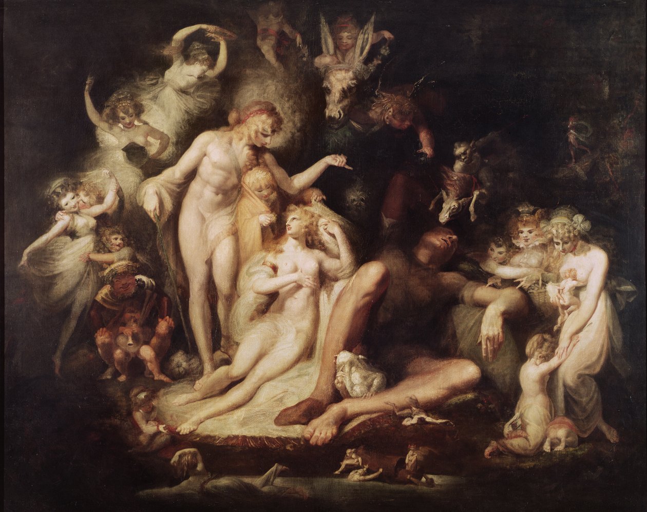El despertar de Titania de Johann Heinrich Füssli