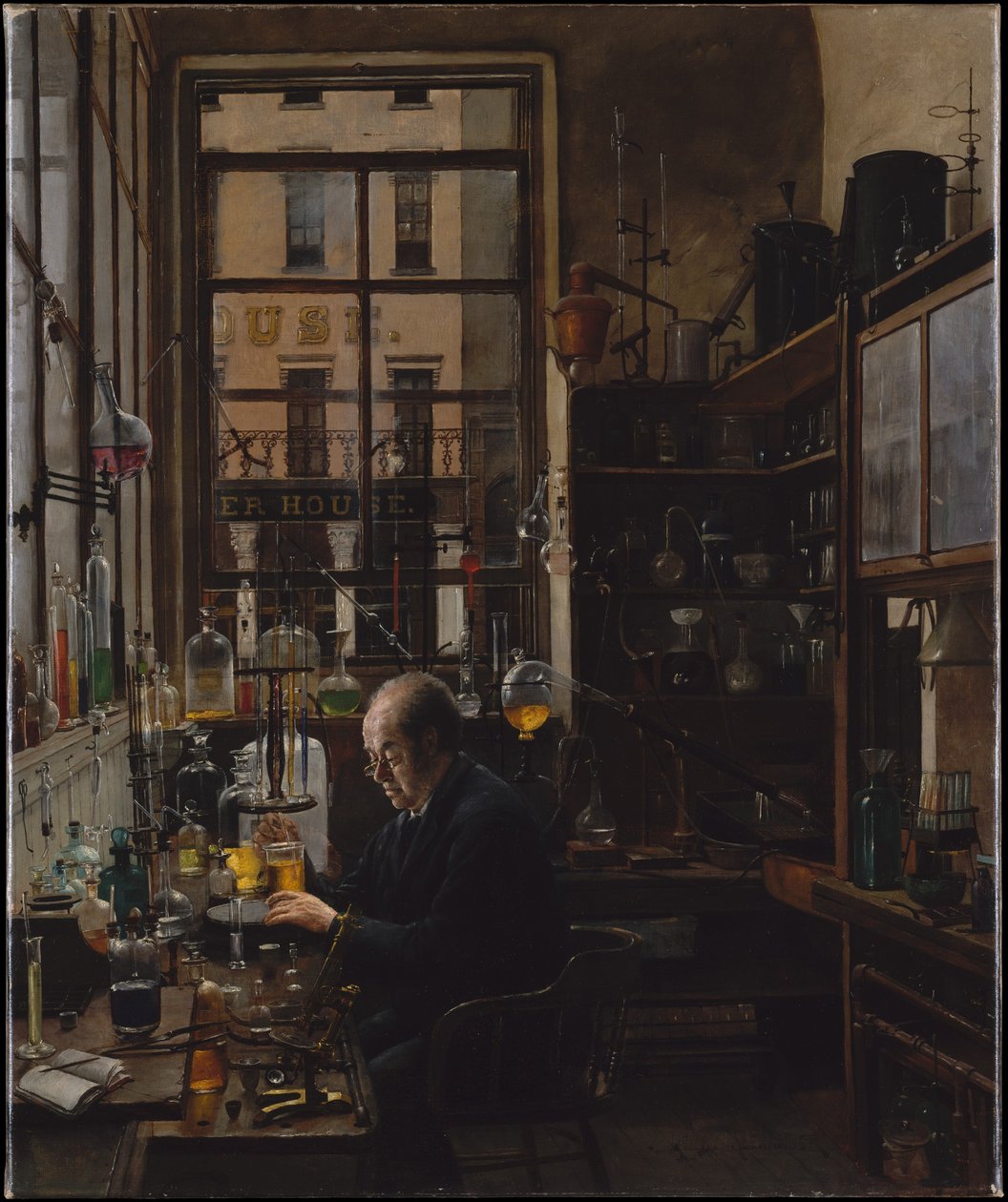 Henry Alexander en el laboratorio de Henry Alexander