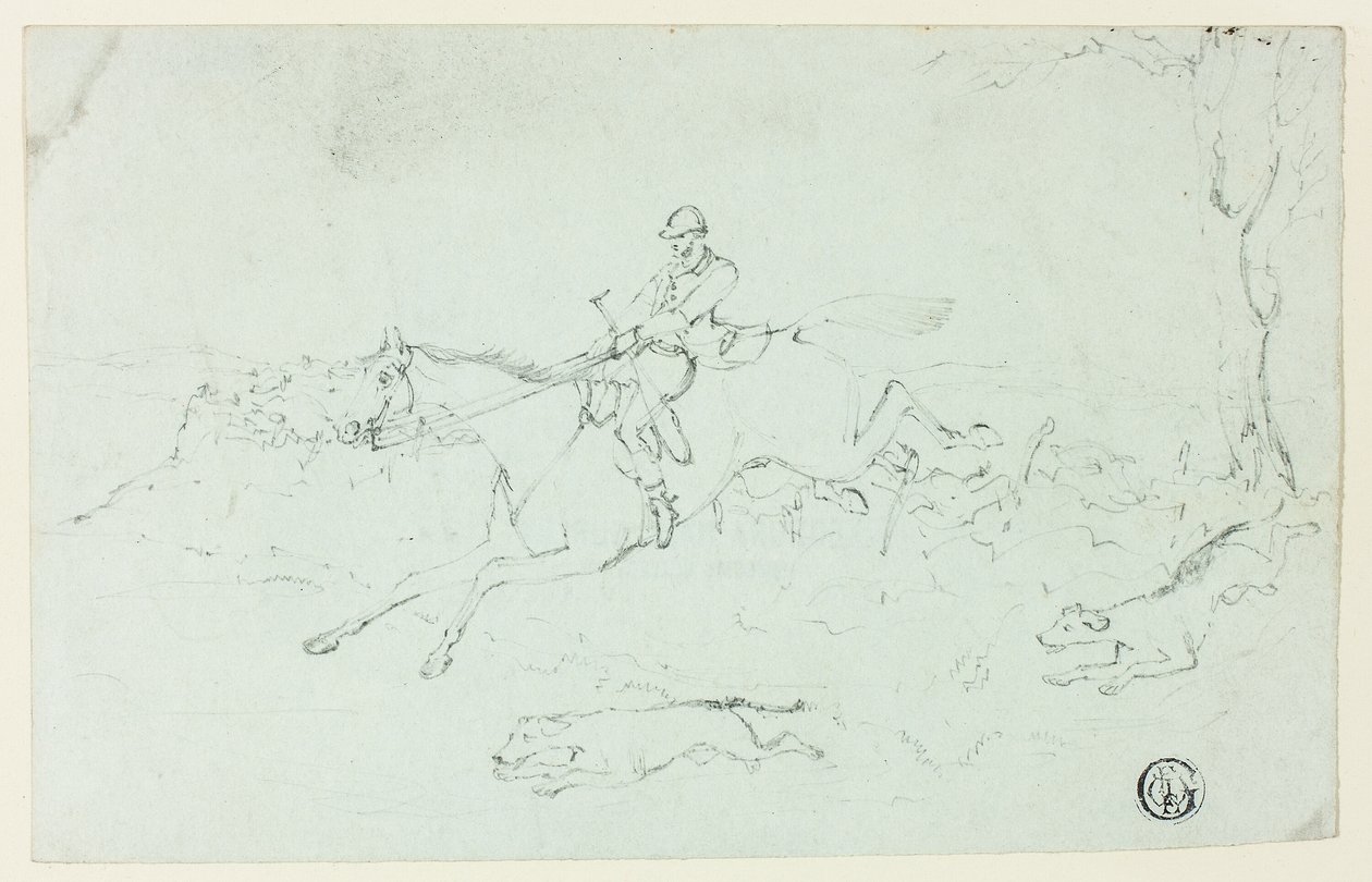 Caza del zorro de Henry Alken