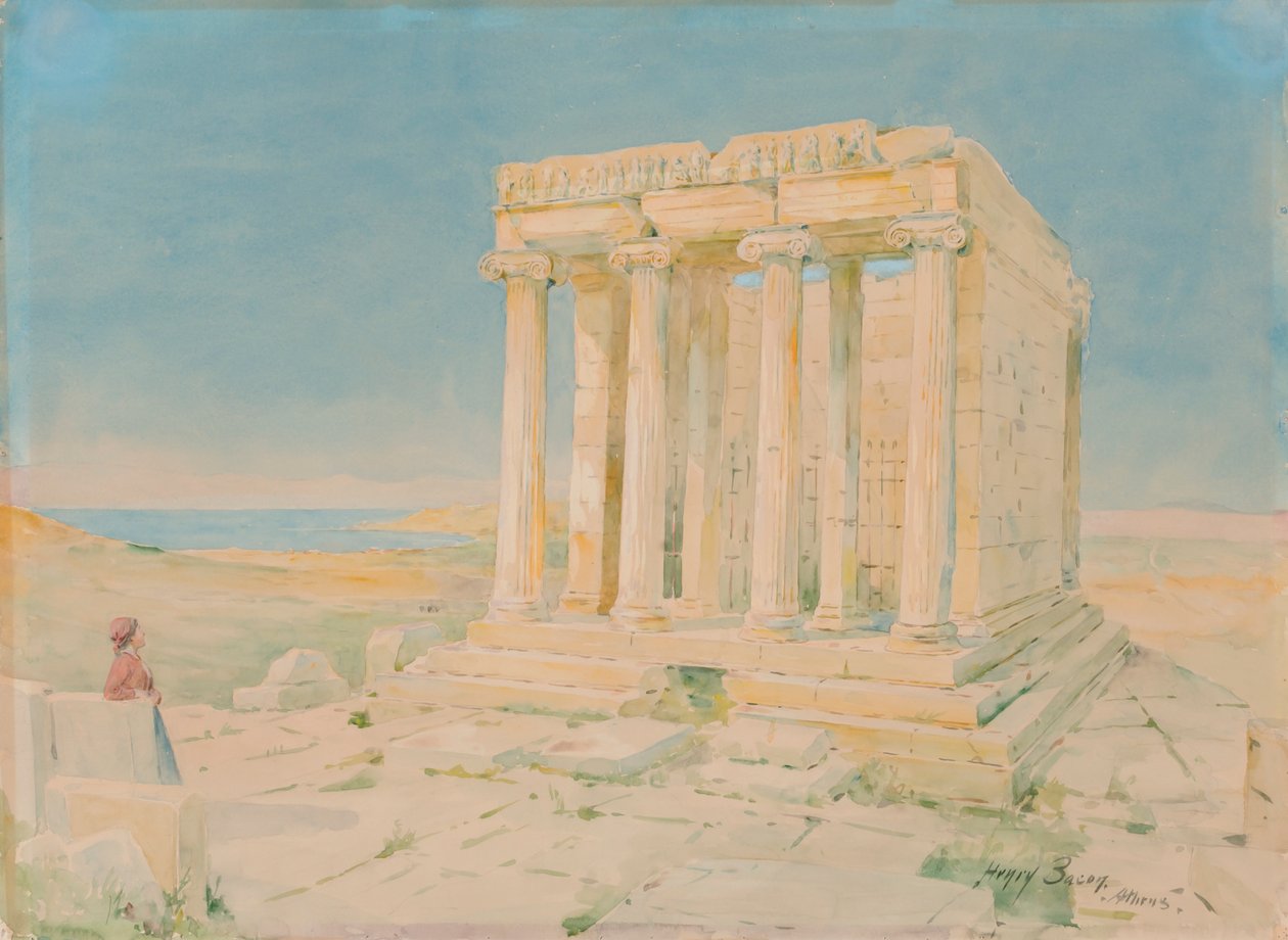 Templo de Nike Apteros, s.f. de Henry Bacon