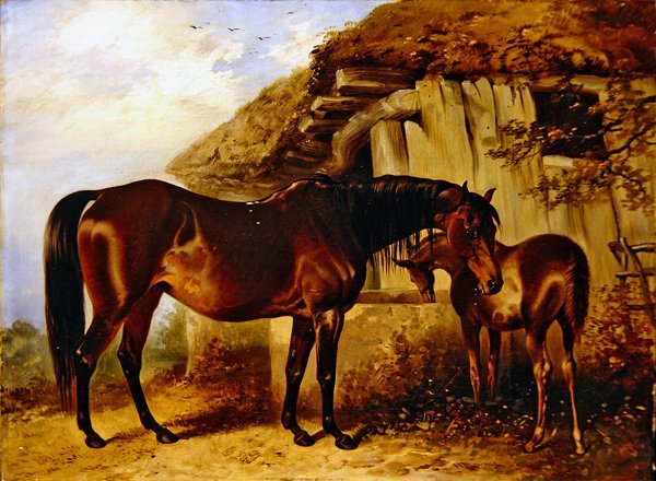 Yegua y potro de Henry Barraud