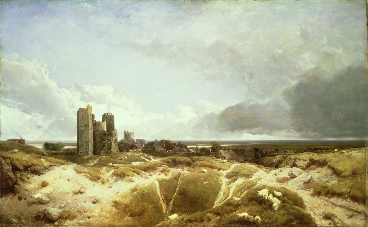 Castillo de Orford, 1856 de Henry Bright