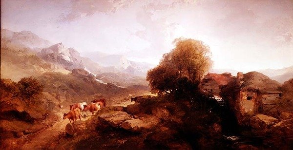 Paisaje galés de Henry Bright