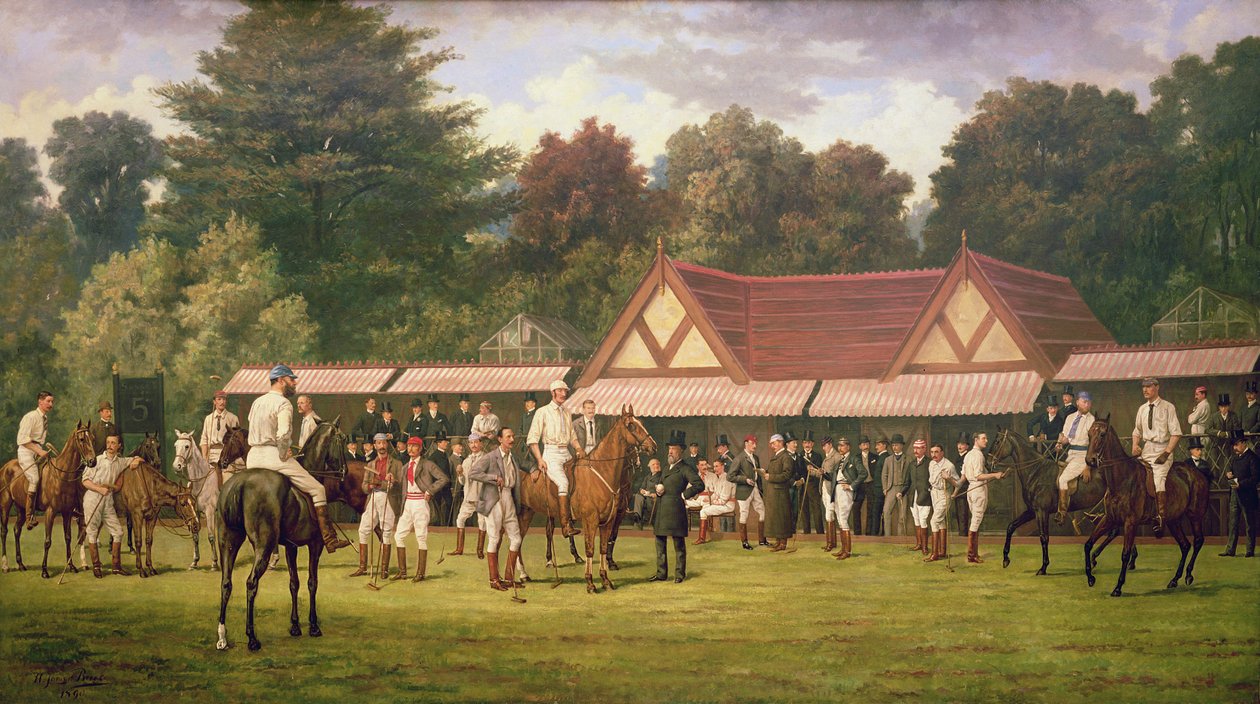 Polo en Hurlingham, 1890 de Henry Brooks