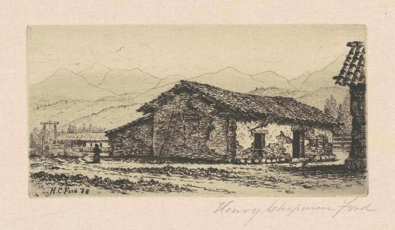 Casa de adobe, 1888 de Henry Chapman Ford