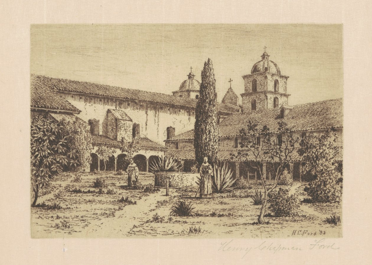 Jardín, Misión Santa Bárbara de Henry Chapman Ford