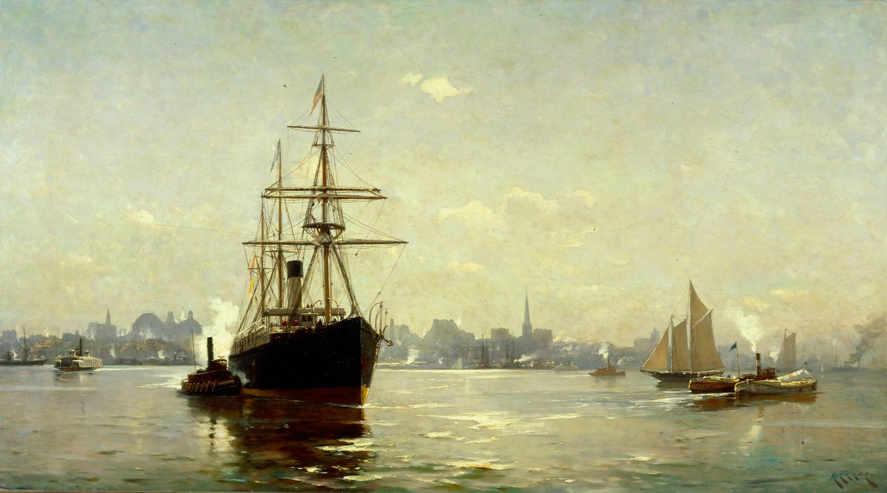 El puerto de Nueva York de Henry Chase