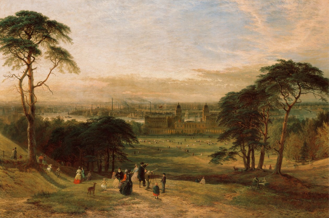 Londres desde Greenwich Hill de Henry Dawson
