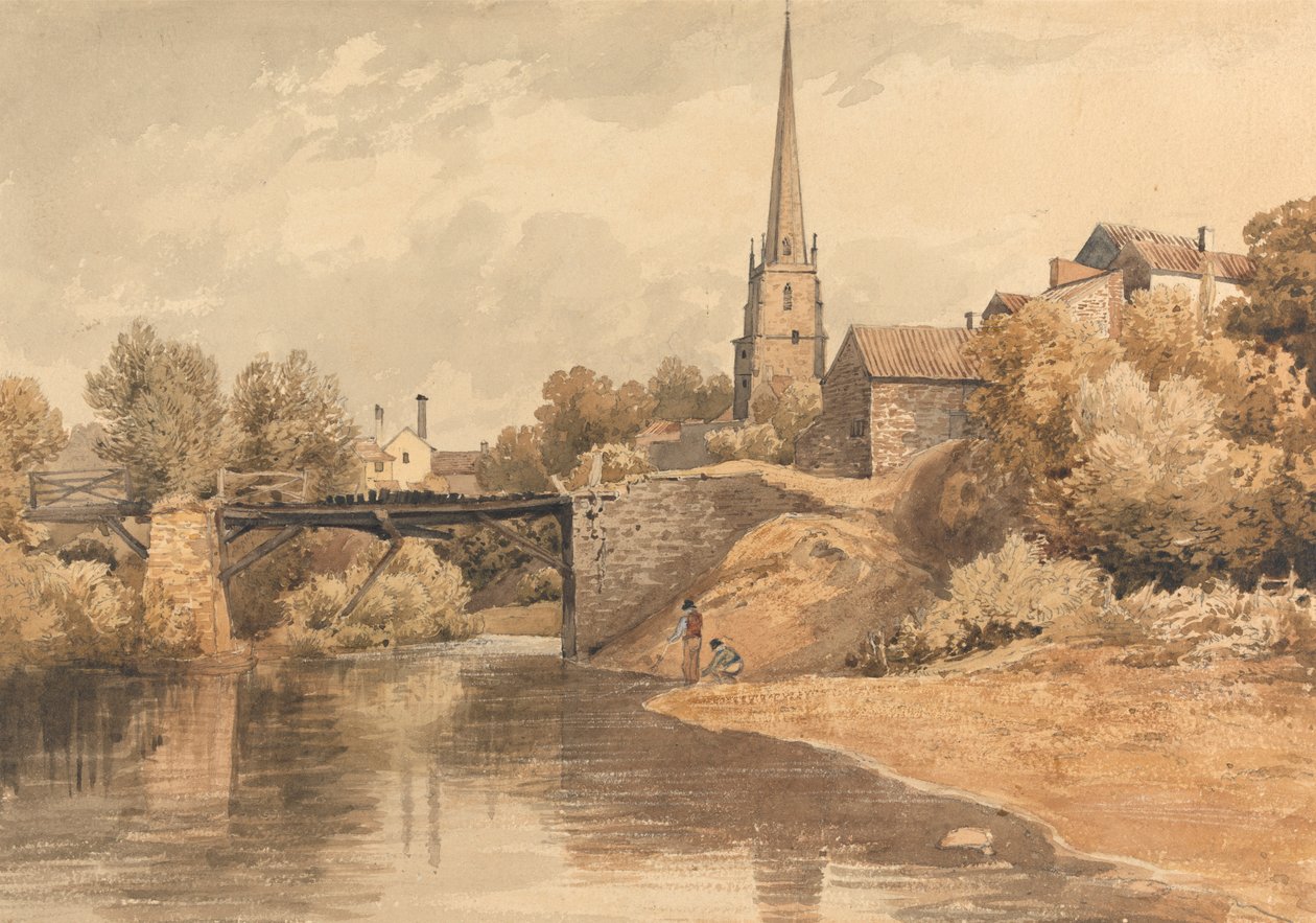 En el Monnow, Monmouth de Henry Edridge