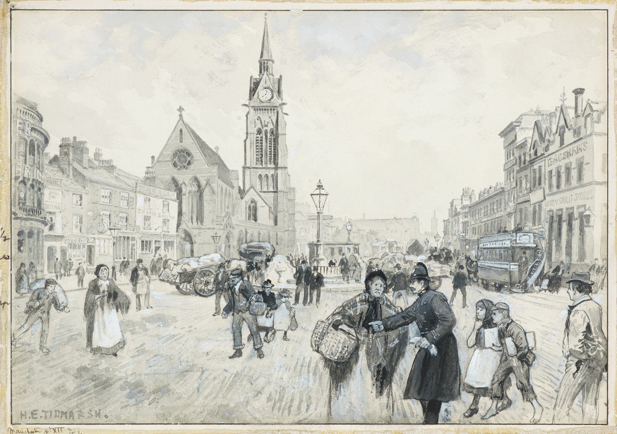 Nueva Cruz e Iglesia de San Pablo de Henry Edward Tidmarsh