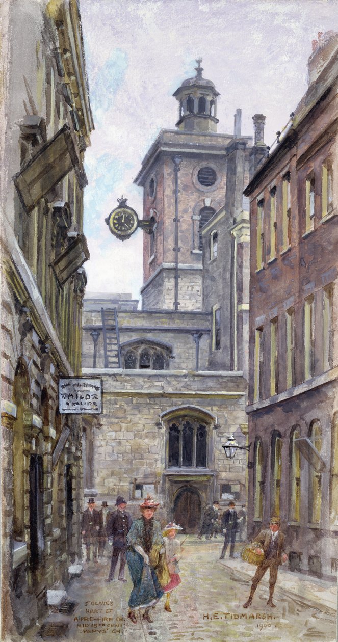 San Olave, Hart Street, 1900 de Henry Edward Tidmarsh