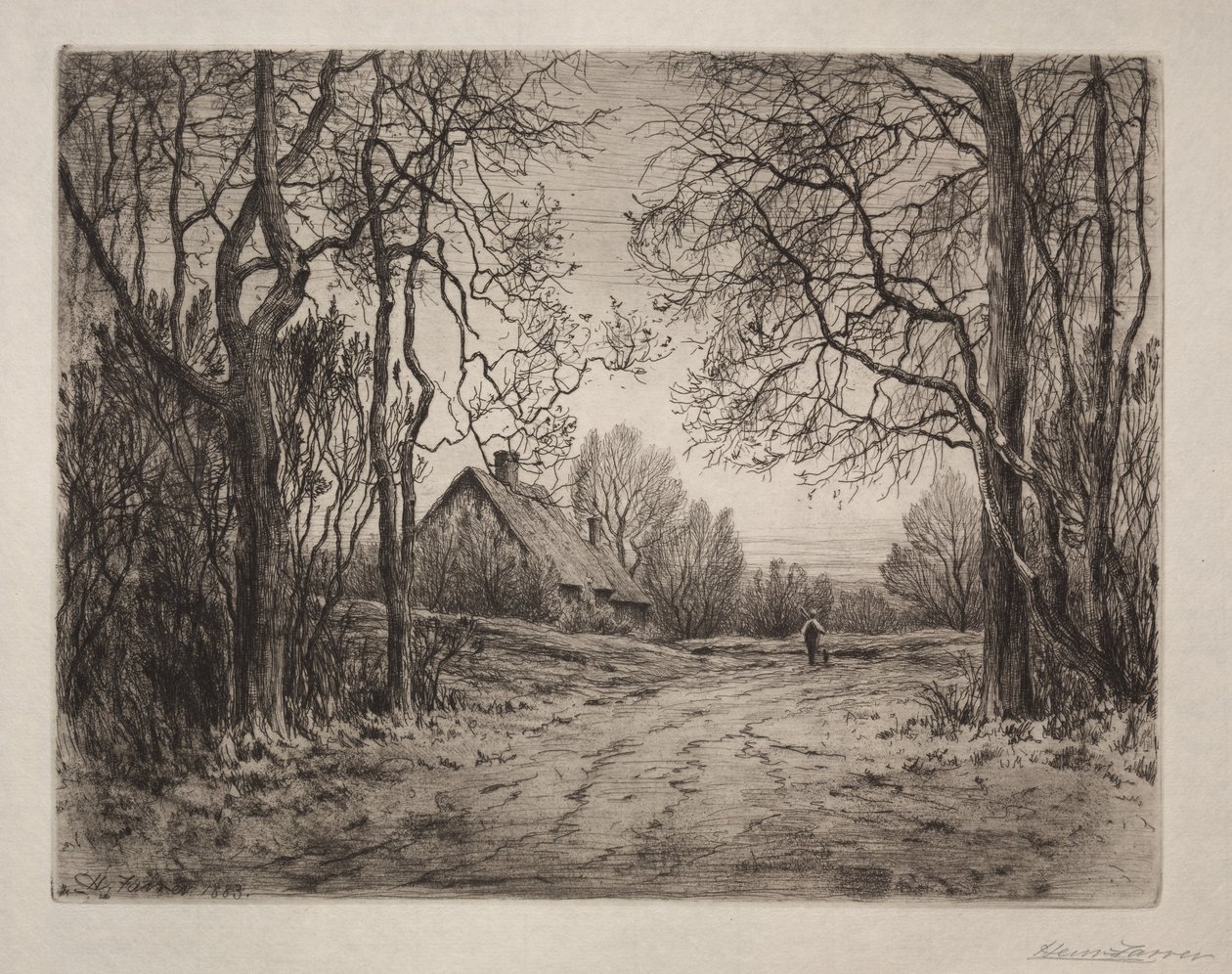 Tarde de invierno de Henry Farrer