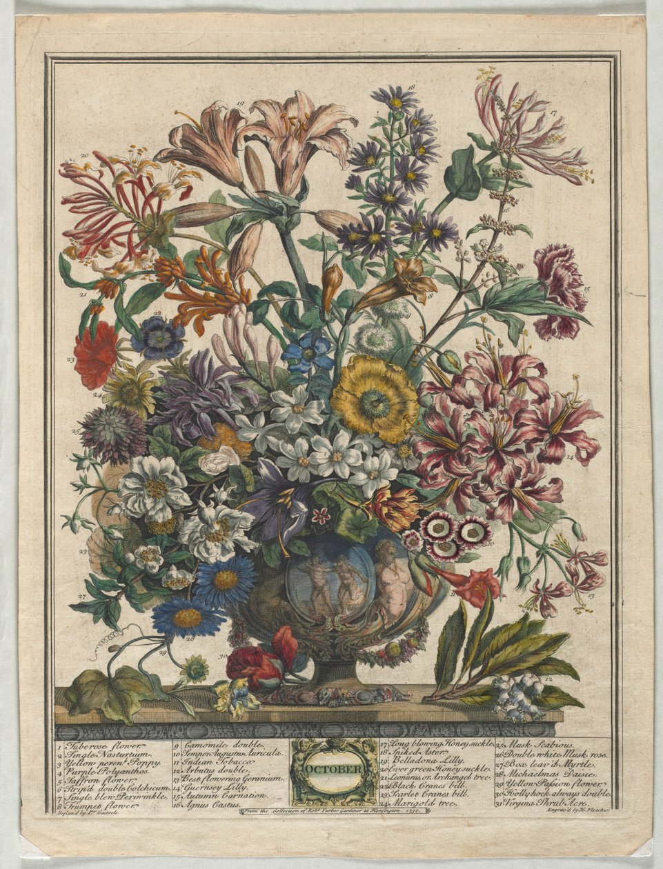 Doce meses de flores:  Octubre de Henry Fletcher
