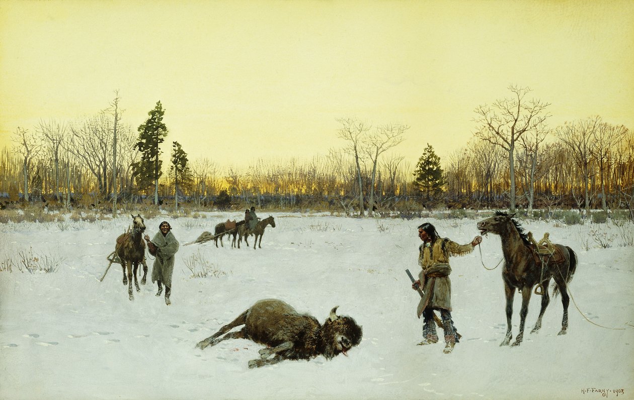 Un Tiro Afortunado de Henry Francois Farny
