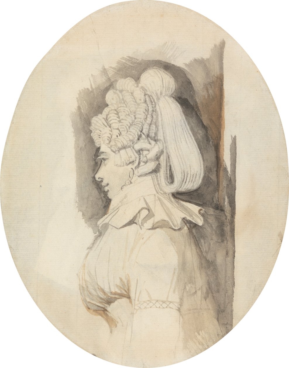 Estudio de una dama de Johann Heinrich Füssli