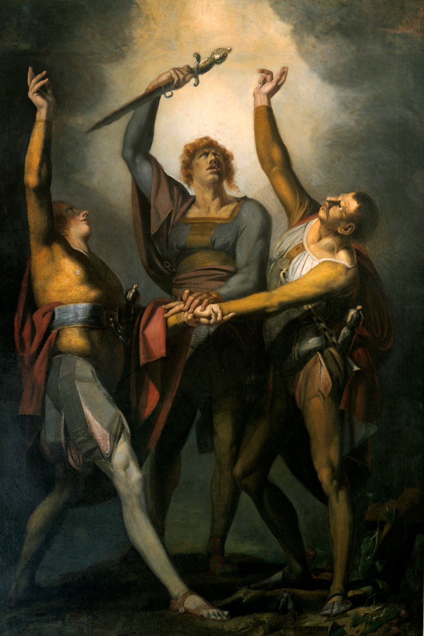 El juramento de Rutli, 1778-1781 de Johann Heinrich Füssli