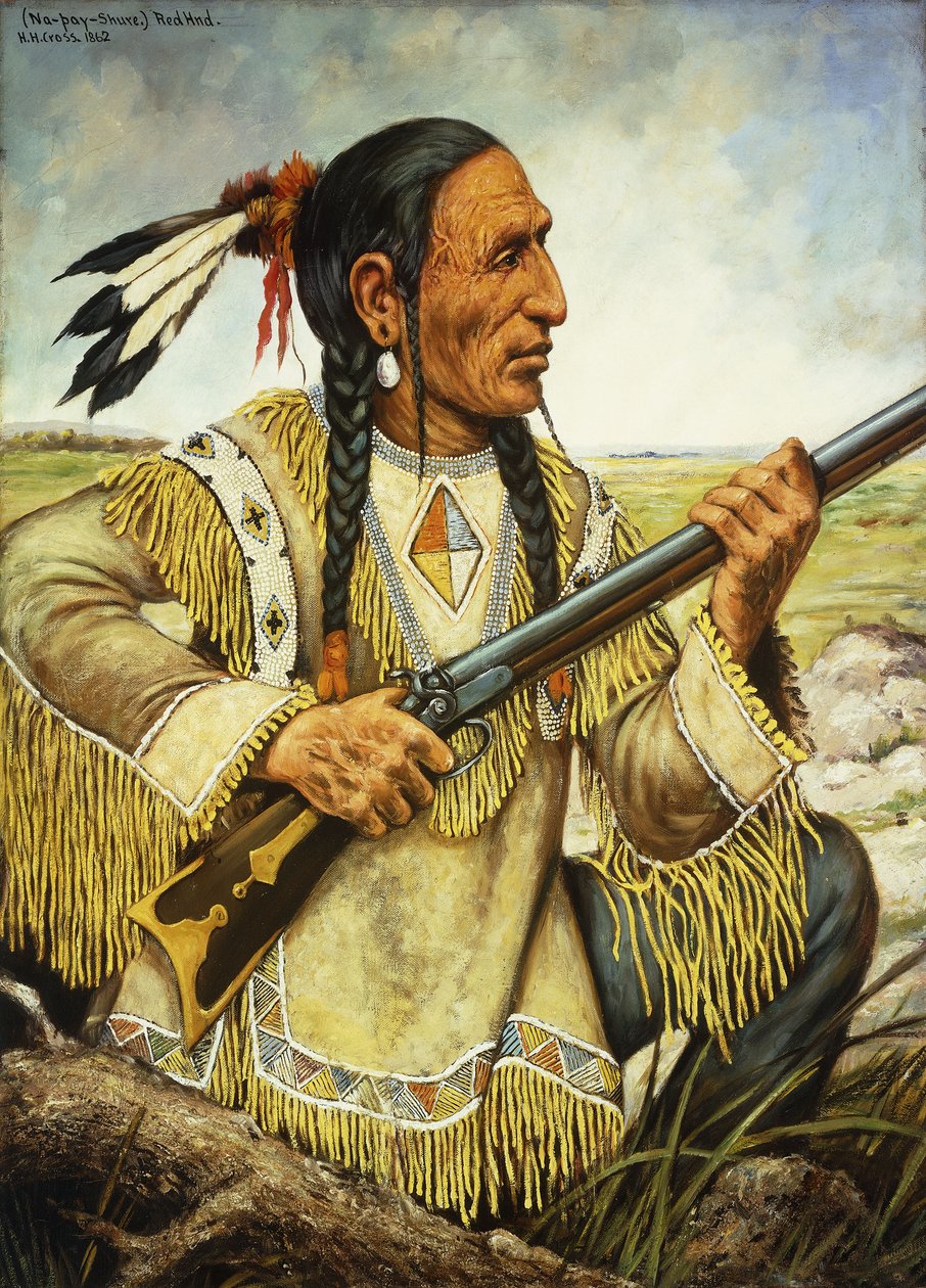 (Na-Pay-Shure) Mano Roja, 1862 de Henry H. Cross