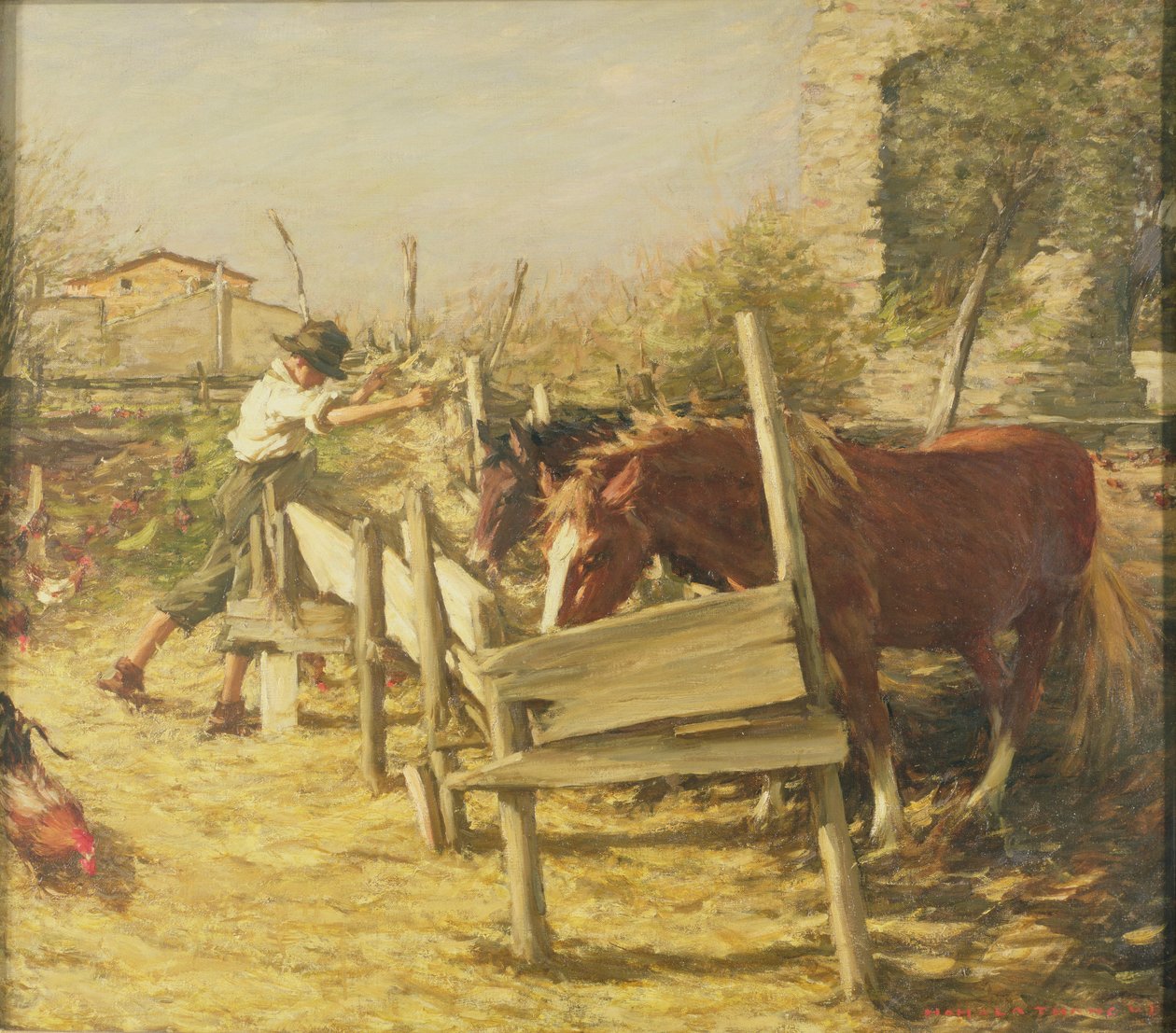 La Vía Apia de Henry Herbert La Thangue