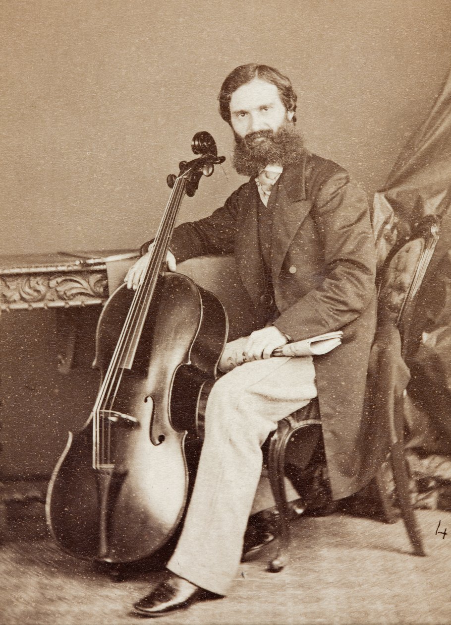 Retrato de Alfredo Piatti de Henry Hering