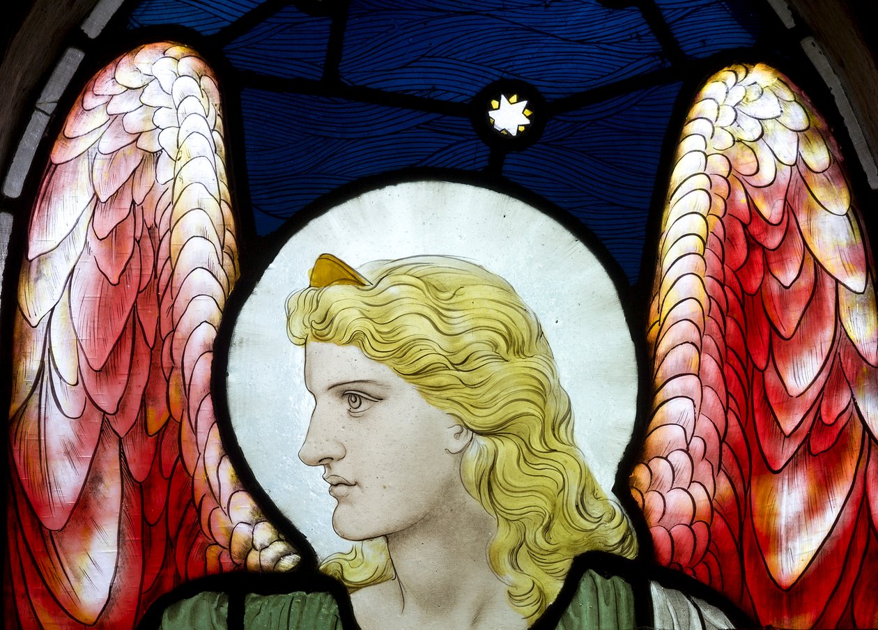 Arcángel Uriel (detalle) de Henry Holiday