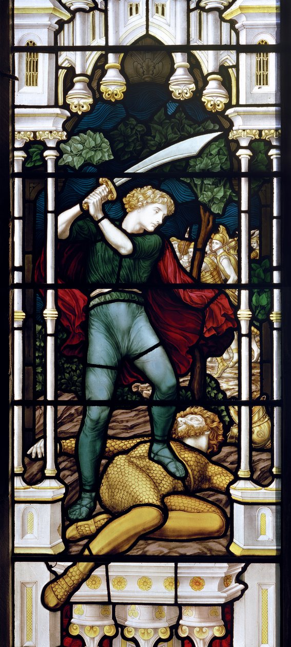David y Goliat, 1881-83 de Henry Holiday
