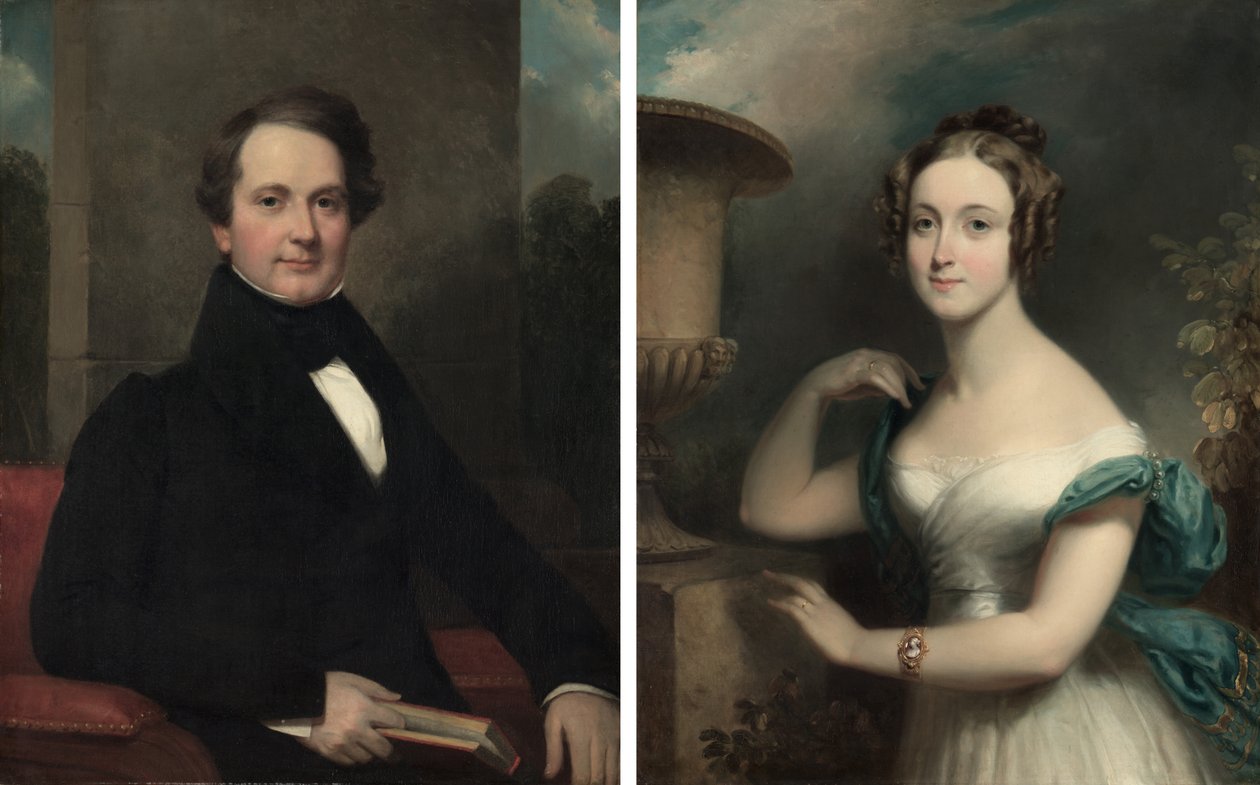 Frederic Betts; Mary Ward Betts de Henry Inman