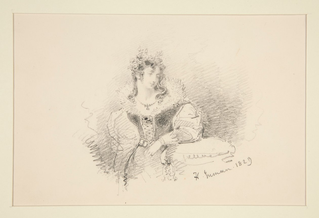 retrato de una mujer de Henry Inman