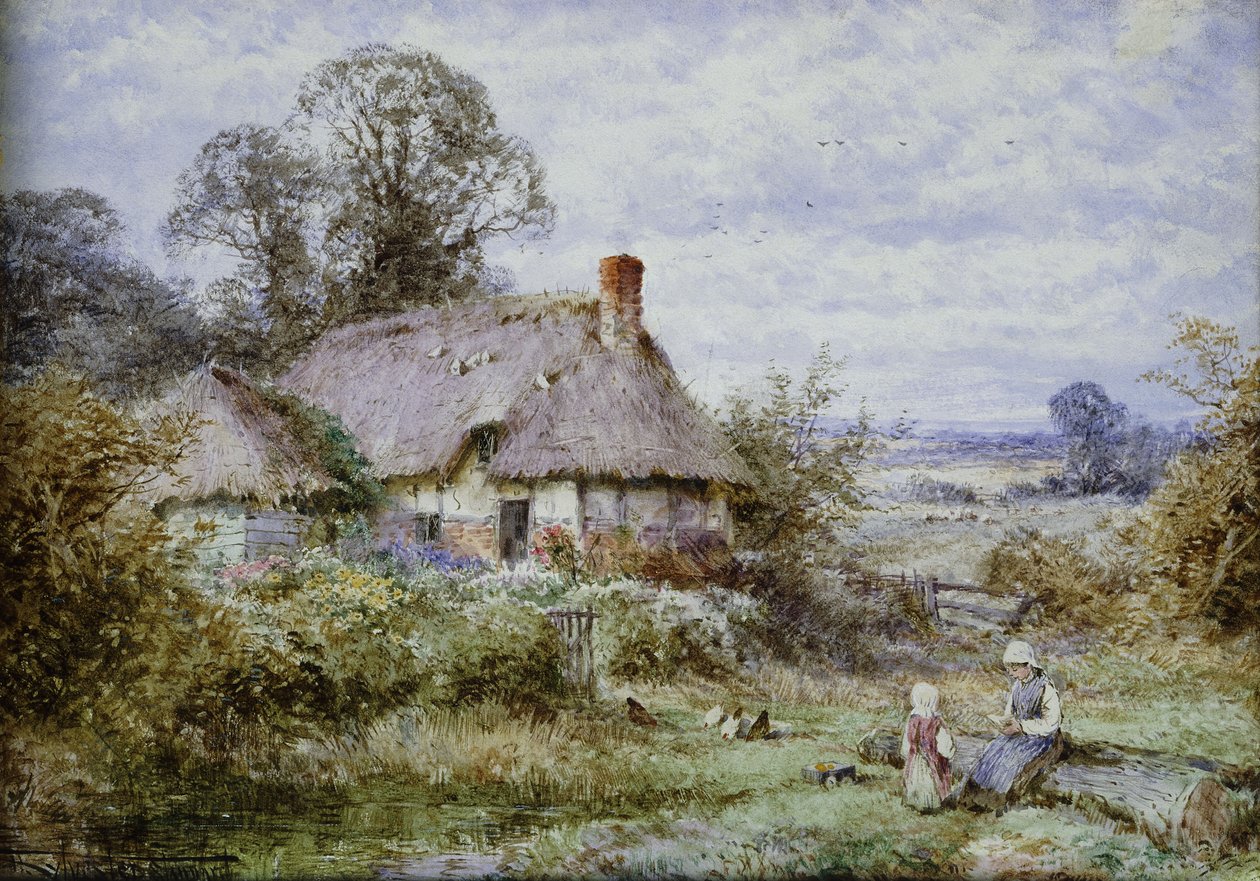 La lección al aire libre de Henry John Sylvester Stannard