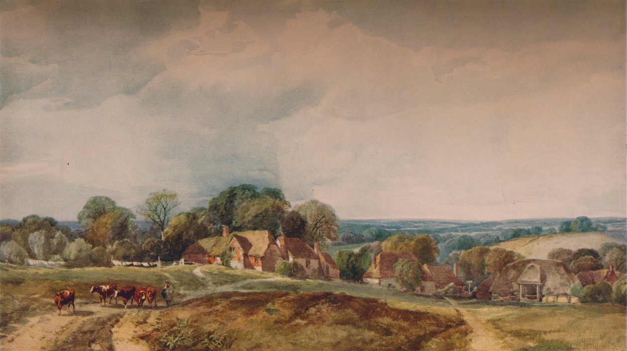 Una vista de Kent, c1845 de Henry Jutsum