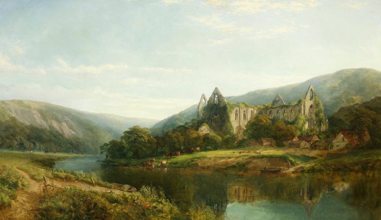 Abadía de Tintern, 1861 de Henry Jutsum