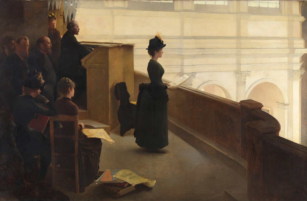 El ensayo del órgano, 1885 de Henry Lerolle