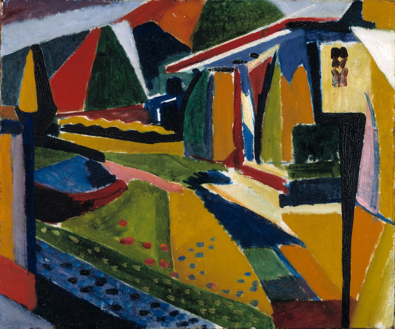 Paisaje Abstracto de Henry Lyman Saÿen