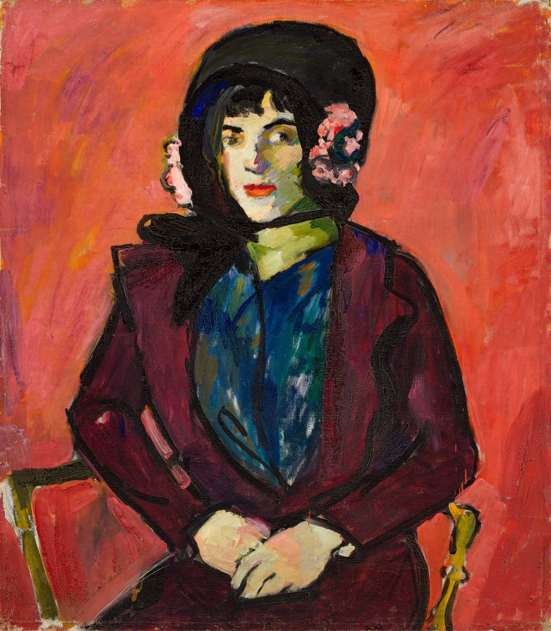 Retrato de una niña de Henry Lyman Saÿen