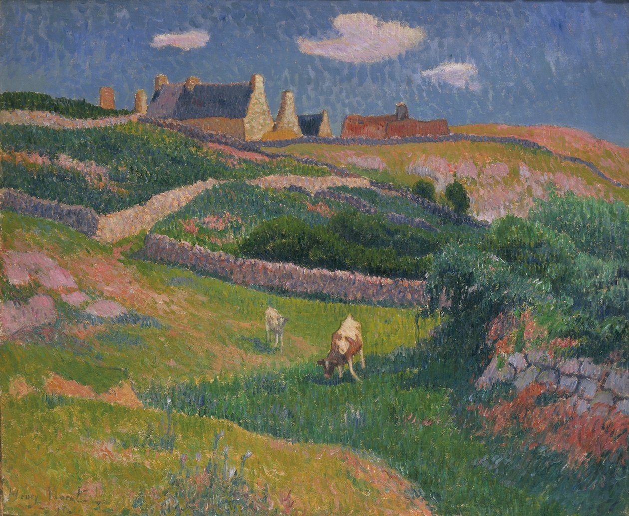 Paisaje bretón de Henry Moret