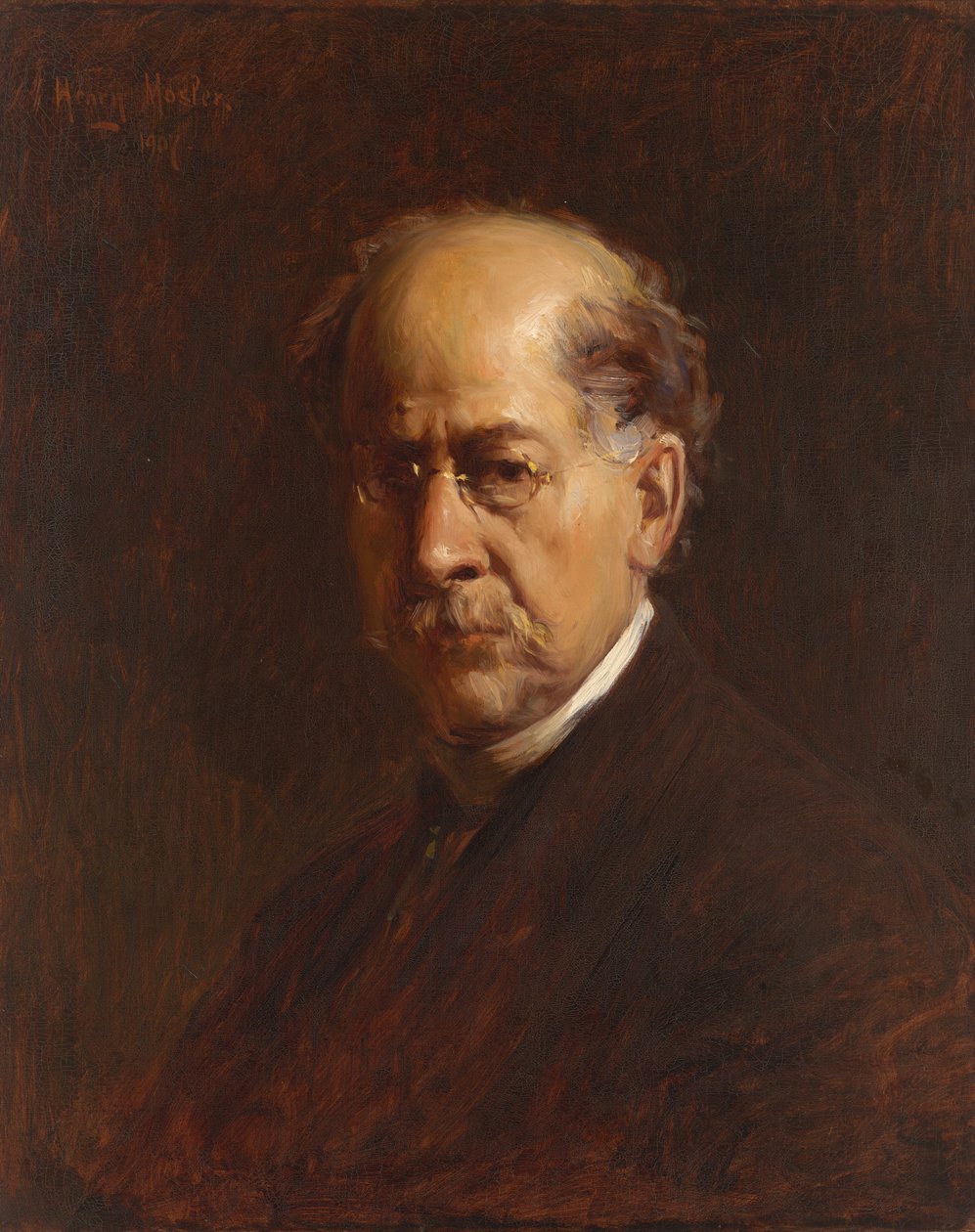 Autorretrato de Henry Mosler de Henry Mosler