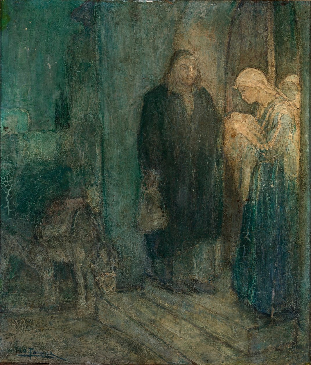 Salida hacia Egipto (En la posada) de Henry Ossawa Tanner