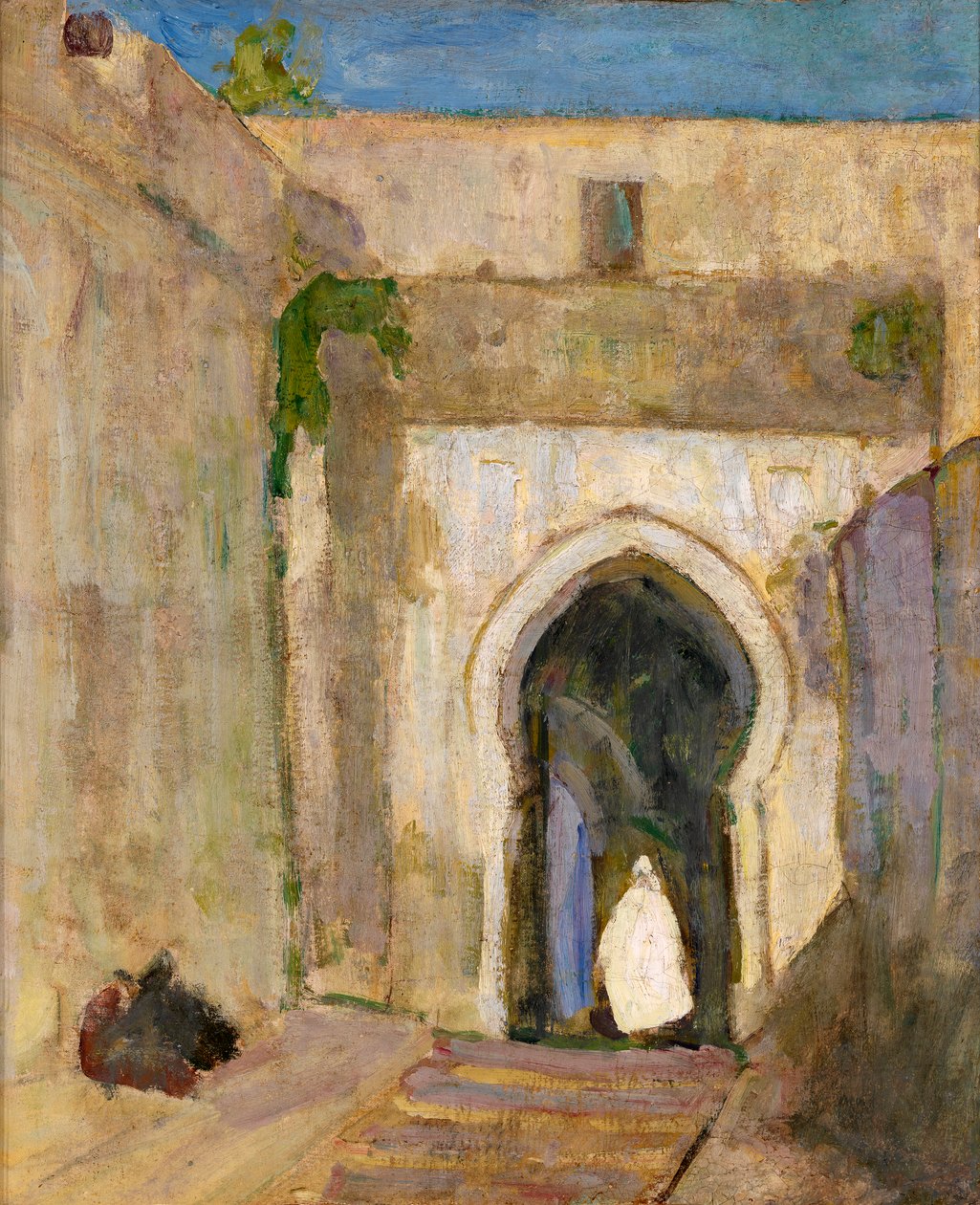 Puerta, Tánger, ca. 1910 de Henry Ossawa Tanner