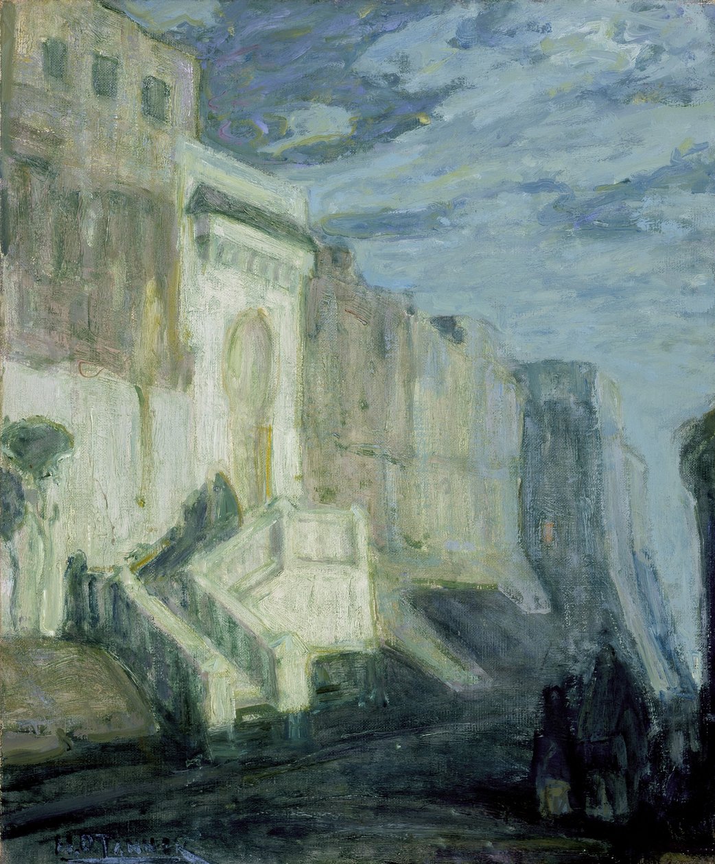 Luz de Luna: Muros de Tánger, c.1913-14 de Henry Ossawa Tanner