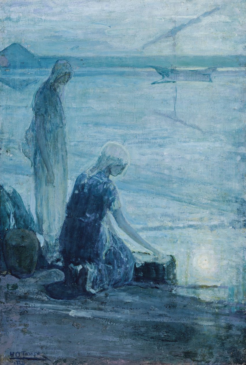Moisés en las praderas de Henry Ossawa Tanner