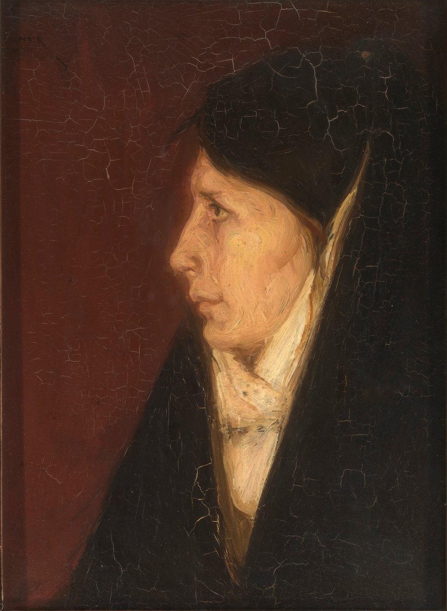 Perfil de la cabeza de una mujer de Henry Ossawa Tanner