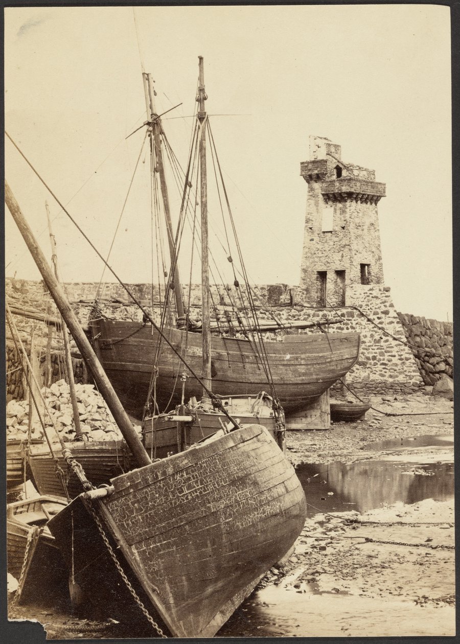 [Barcos en un puerto] de Henry Pollock