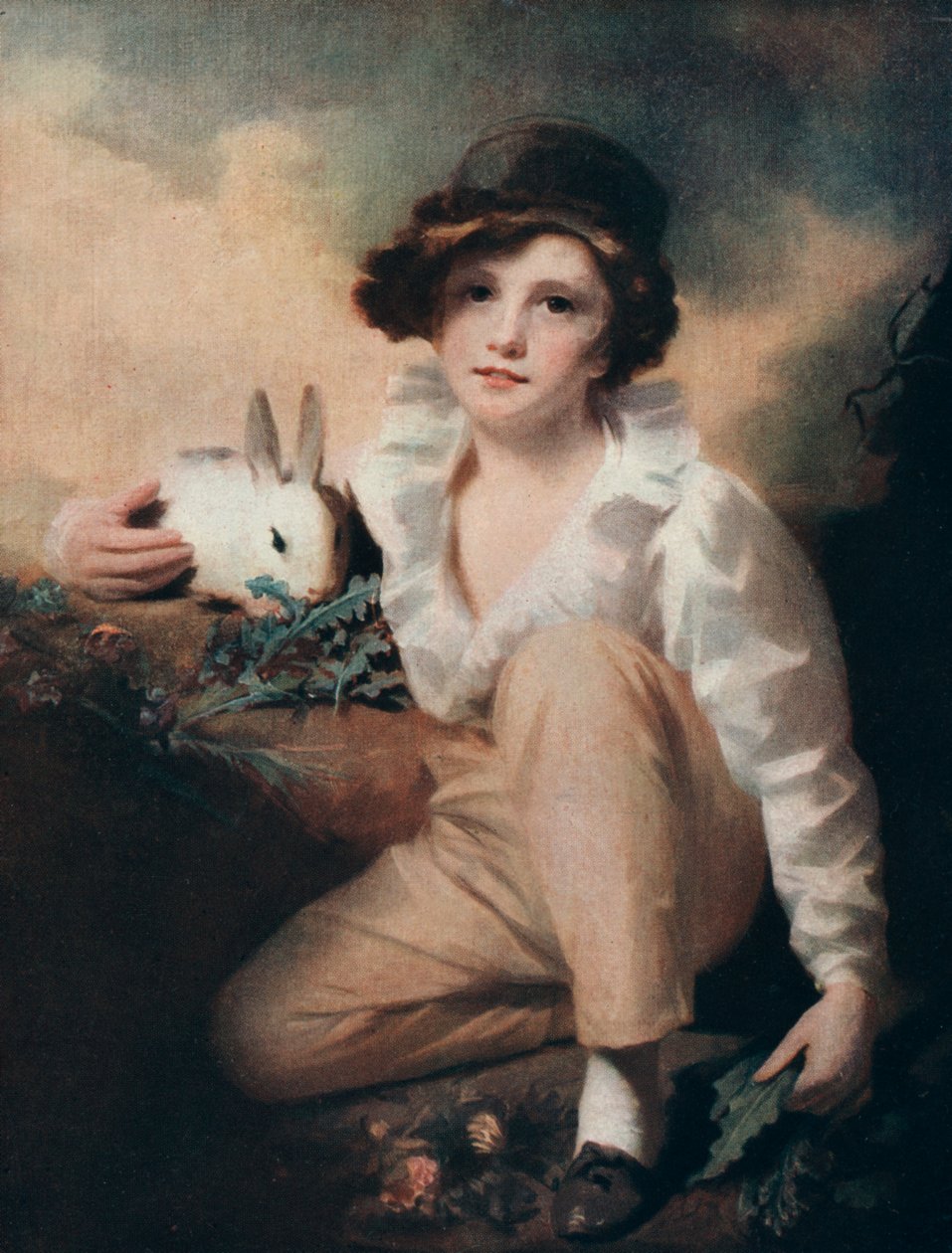 Niño con Conejo, c1814, 1912 de Henry Raeburn