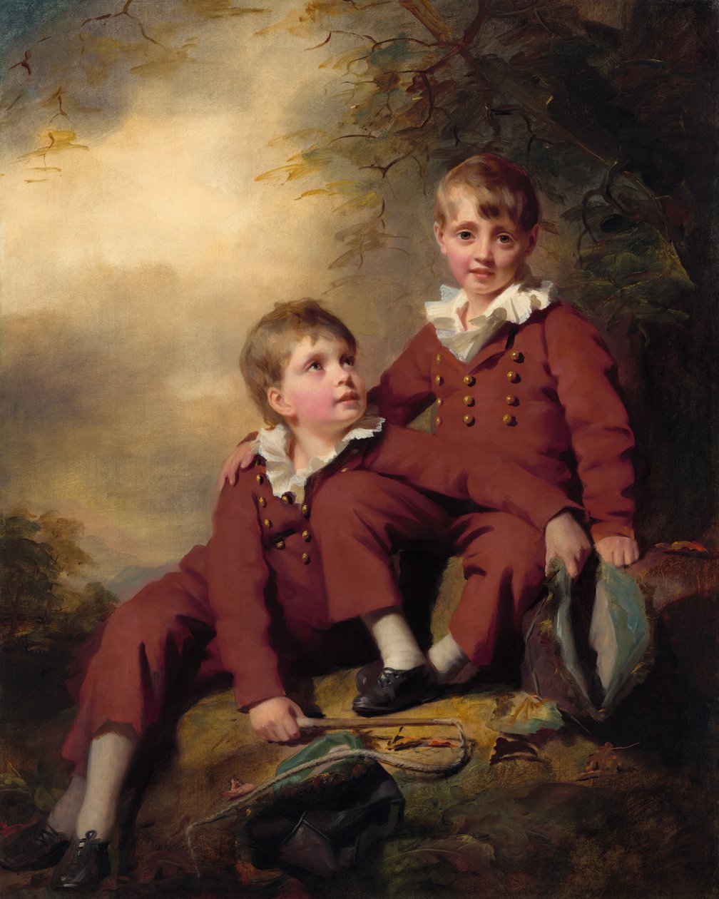 Los niños Binning, probablemente c. 1811 de Henry Raeburn