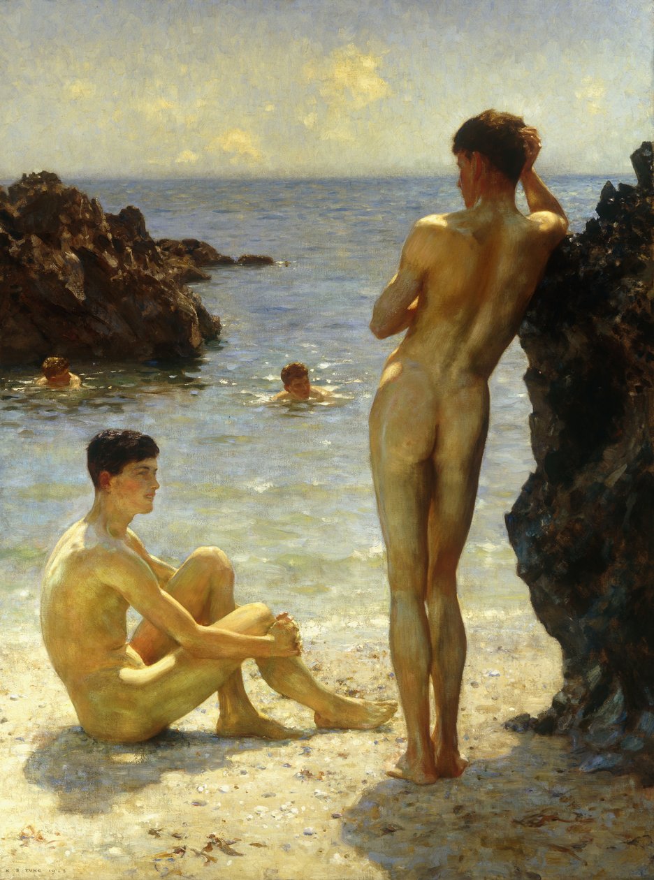 Amantes del Sol, 1923 de Henry Scott Tuke