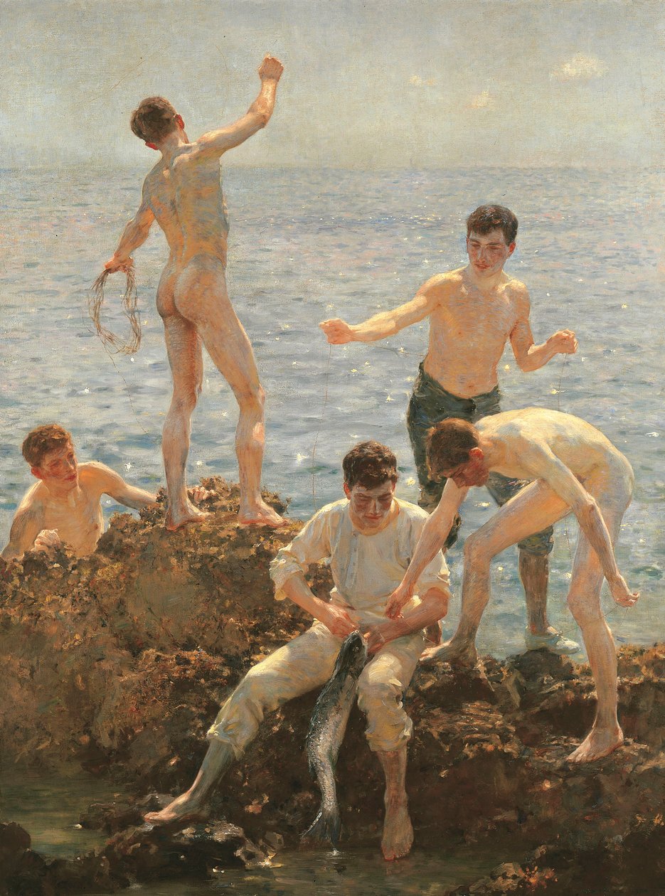 Mañana de verano, 1908 de Henry Scott Tuke