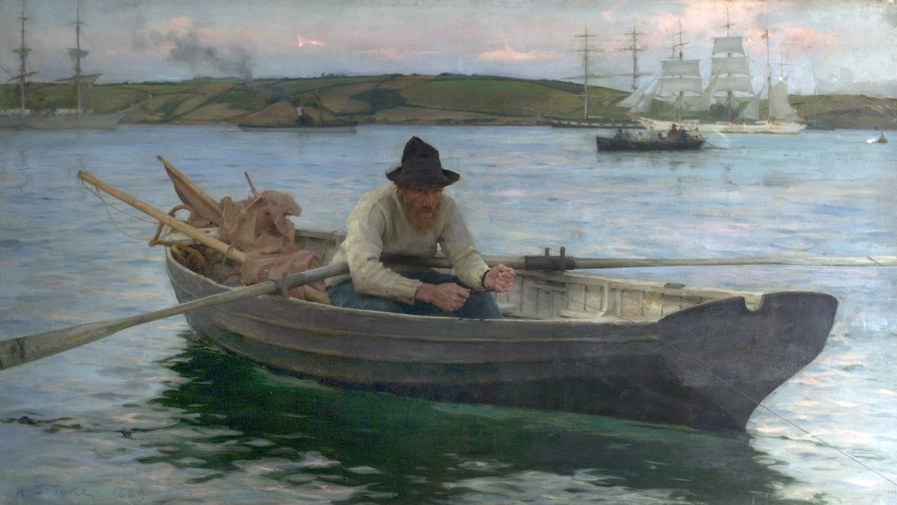El Pescador, 1888-89 de Henry Scott Tuke