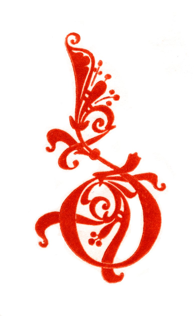 Letra inicial D, siglo X, 1843 de Henry Shaw