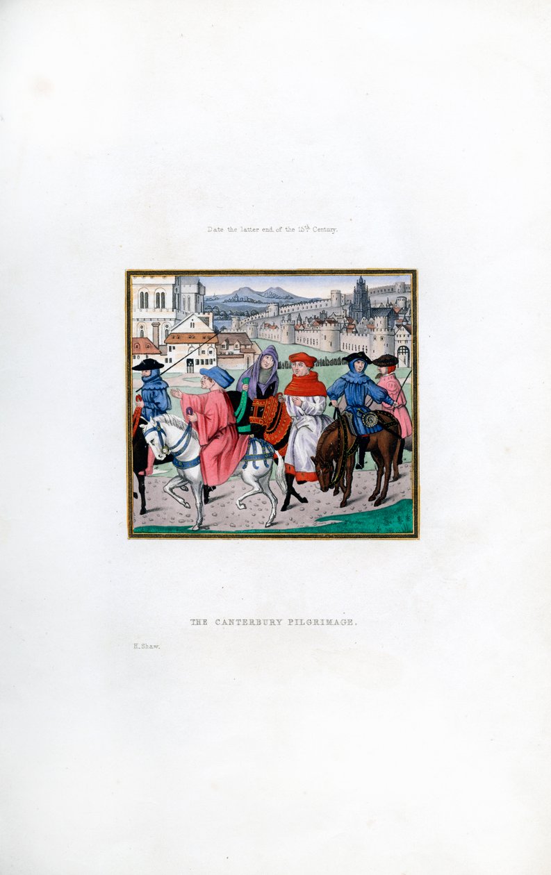 La peregrinación de Canterbury de Henry Shaw