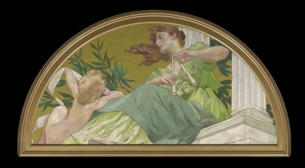 Musa de la música, 1893 de Henry Siddons Mowbray
